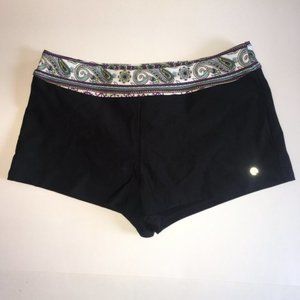 Next Black Purple Paisley Swim Shorts